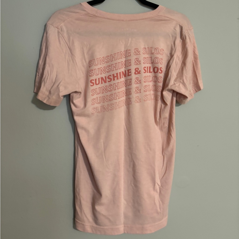 Magnolia Sunshine & Silos Light Pink Graphic Super Soft Tee